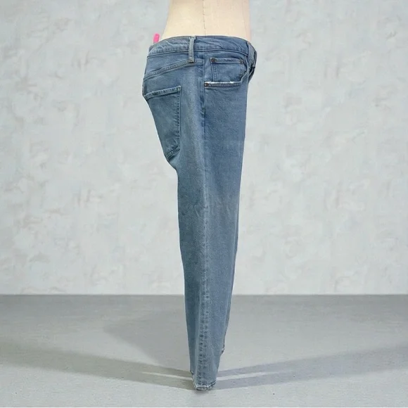 **LIKE NEW** Agolde Light Blue Straight Leg Jeans - Picture 2 of 10